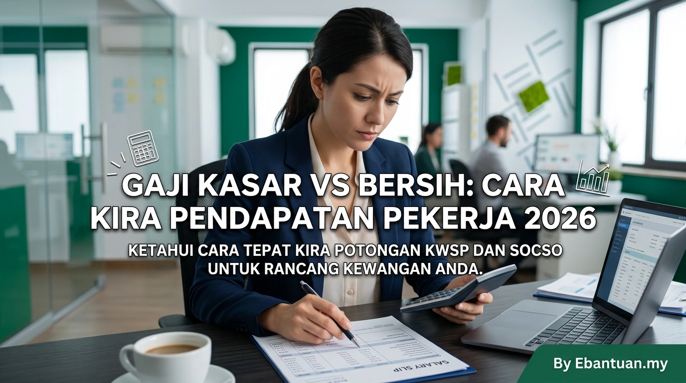 Gaji Kasar vs Bersih: Cara Kira Pendapatan Pekerja 2026