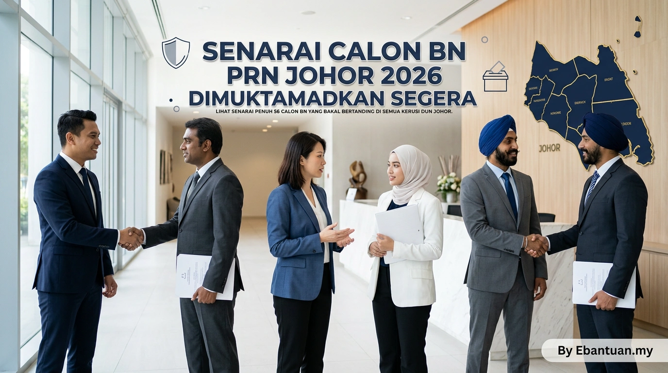 Senarai Calon BN PRN Johor 2026 Dimuktamadkan Segera