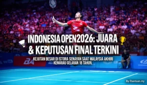 Indonesia Open 2026 BWF: Juara & Keputusan Final Terkini