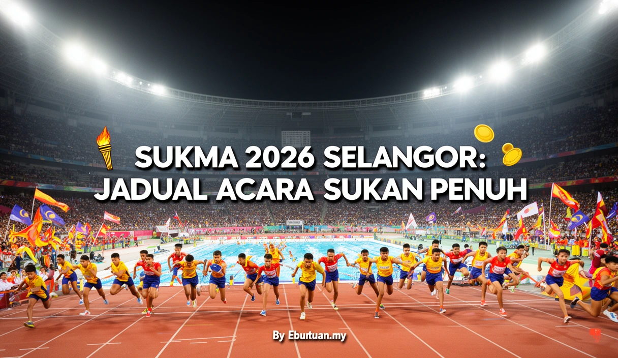 SUKMA 2026 Selangor: Jadual Acara Sukan Penuh