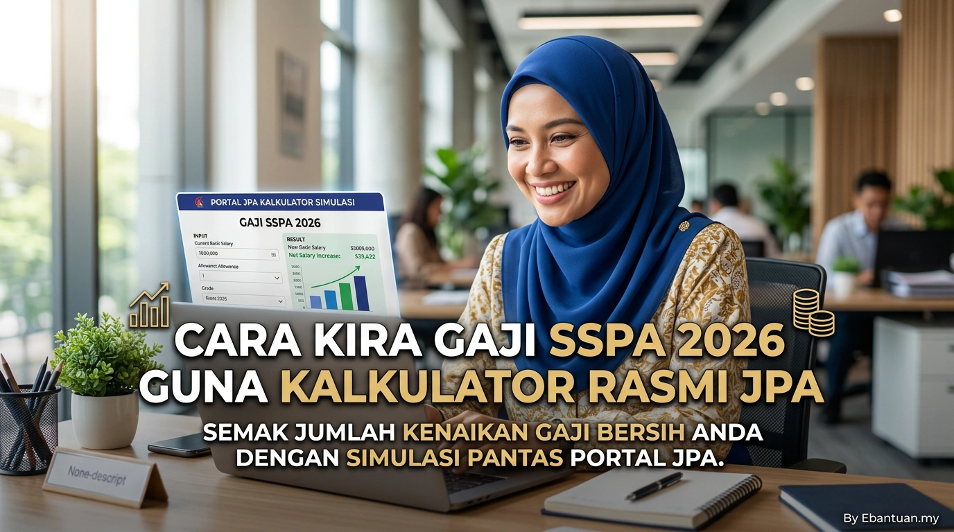 Cara Kira Gaji SSPA 2026 Guna Kalkulator Rasmi JPA