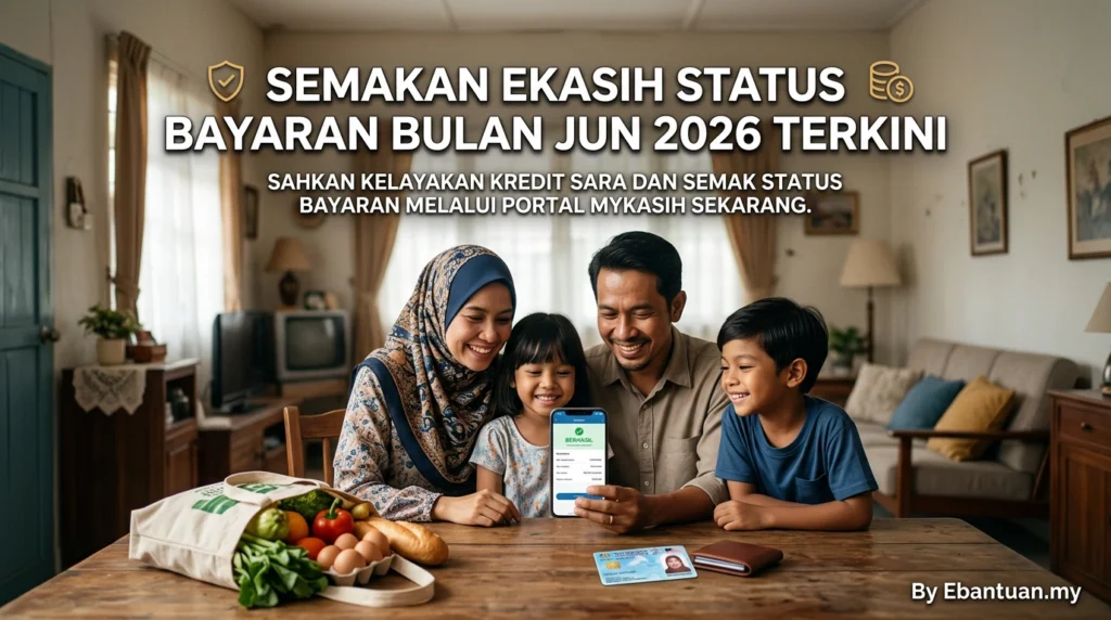 Semakan eKasih Status Bayaran Bulan Jun 2026 Terkini