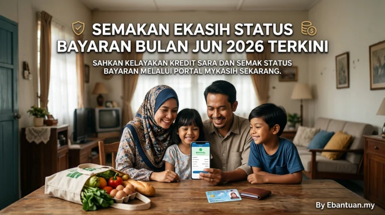 Semakan eKasih Status Bayaran Bulan Jun 2026 Terkini