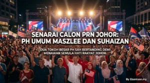 Senarai Calon PRN Johor: PH Umum Maszlee Dan Suhaizan