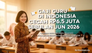Gaji Guru di Indonesia Cecah Rp6.5 Juta Sebulan Jun 2026