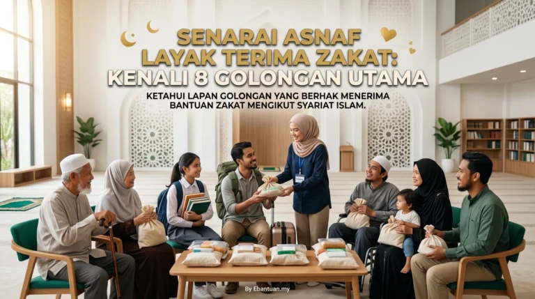 Senarai Asnaf Layak Terima Zakat: Kenali 8 Golongan Utama