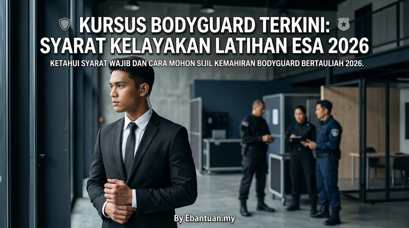 Kursus Bodyguard Terkini: Syarat Kelayakan Latihan ESA 2026