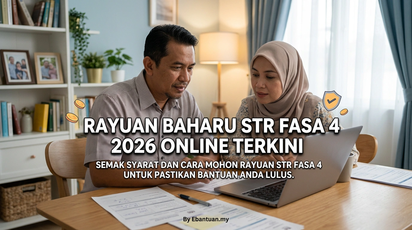 Rayuan Baharu STR FASA 4 2026 Online Terkini