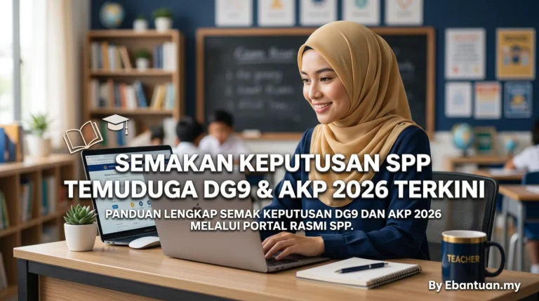 Semakan Keputusan SPP TemuDuga DG9 & AKP 2026 Terkini