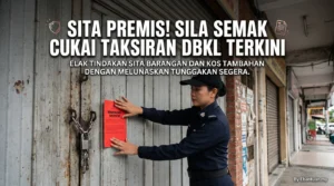 Sita Premis! Sila Semak Cukai Taksiran DBKL Terkini