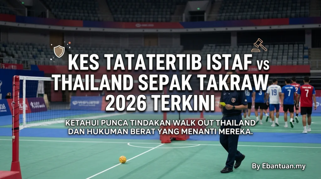 Kes Tatatertib ISTAF vs Thailand Sepak Takraw 2026 Terkini