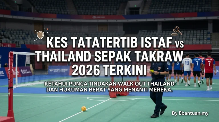 Kes Tatatertib ISTAF vs Thailand Sepak Takraw 2026 Terkini