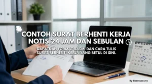 Contoh Surat Berhenti Kerja Notis 24 Jam Dan Sebulan