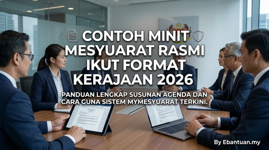 Contoh Minit Mesyuarat Rasmi Ikut Format Kerajaan 2026