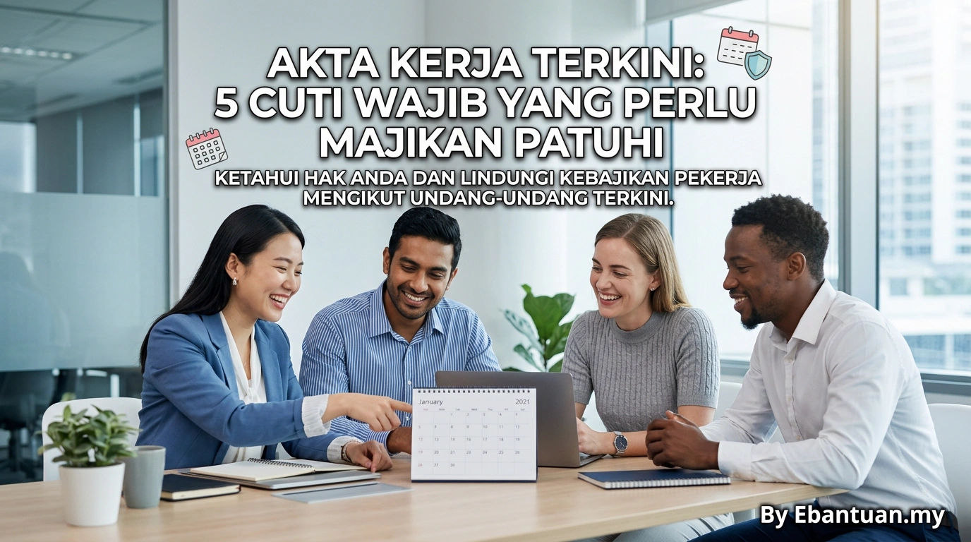 Akta Kerja Terkini: 5 Cuti Wajib Yang Perlu Majikan Patuhi