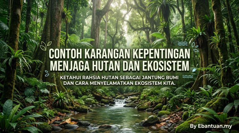 Contoh Karangan Kepentingan Menjaga Hutan Dan Ekosistem
