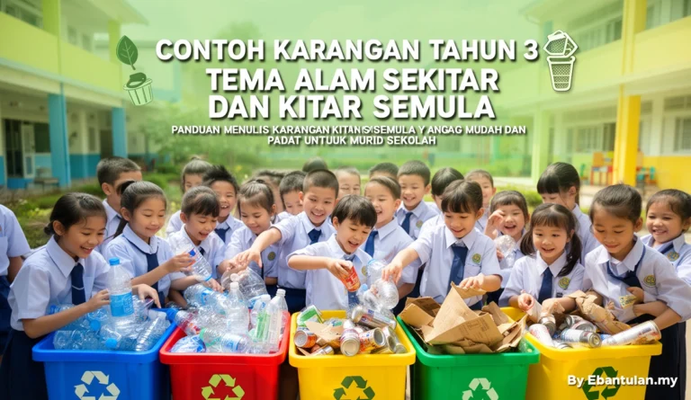 Contoh Karangan Tahun 3 Tema Alam Sekitar Dan Kitar Semula
