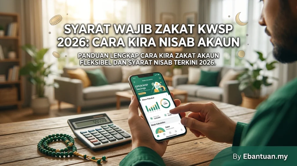 Syarat Wajib Zakat KWSP 2026: Cara Kira Nisab Akaun