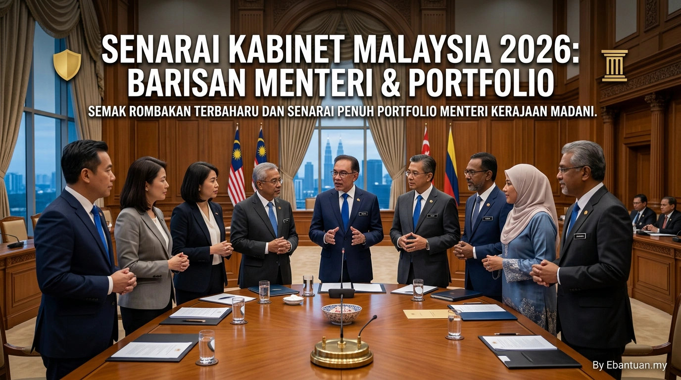 Senarai Kabinet Malaysia 2026: Barisan Menteri & Portfolio