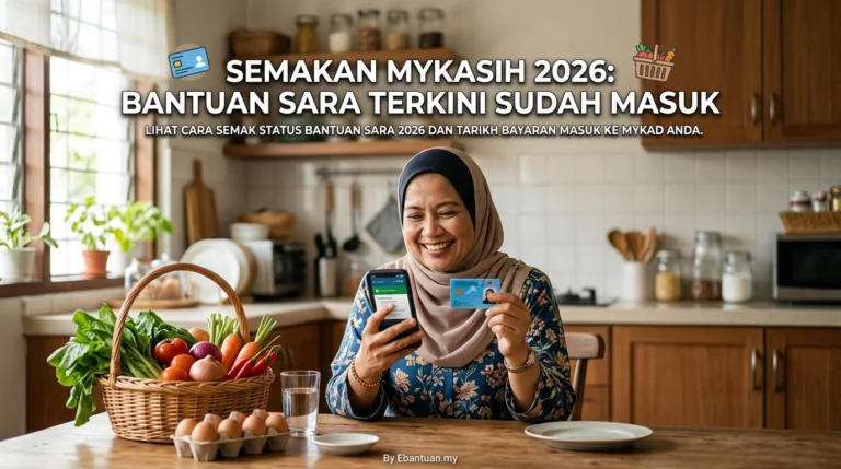Semakan MyKasih 2026: Bantuan Sara Terkini Sudah Masuk