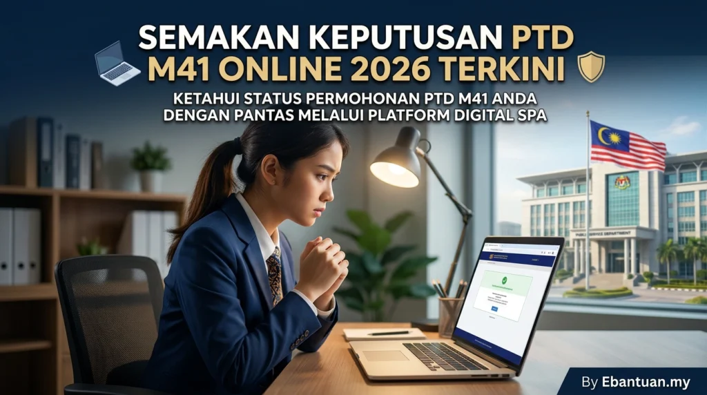 Semakan Keputusan PTD M41 Online 2026 Terkini