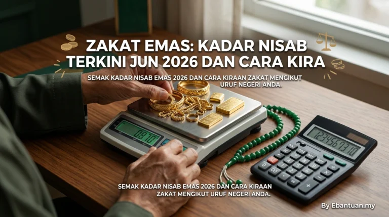 Zakat Emas: Kadar Nisab Terkini Jun 2026 Dan Cara Kira