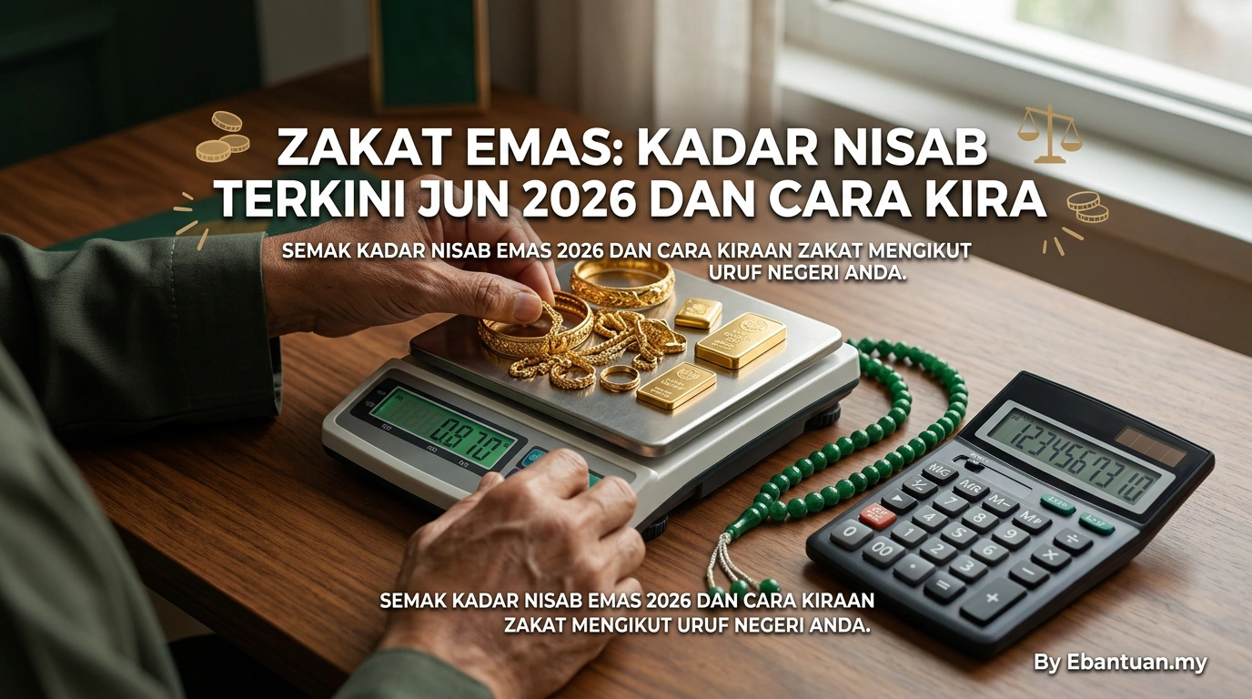 Zakat Emas: Kadar Nisab Terkini Jun 2026 Dan Cara Kira