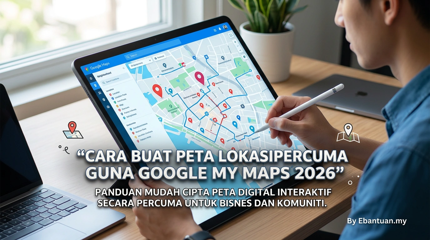 Cara Buat Peta Lokasi Percuma Guna Google My Maps 2026