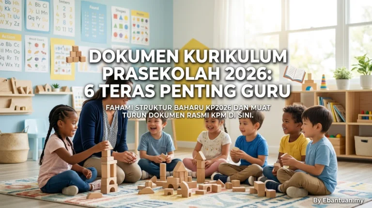 Dokumen Kurikulum Prasekolah 2026: 6 Teras Penting Guru