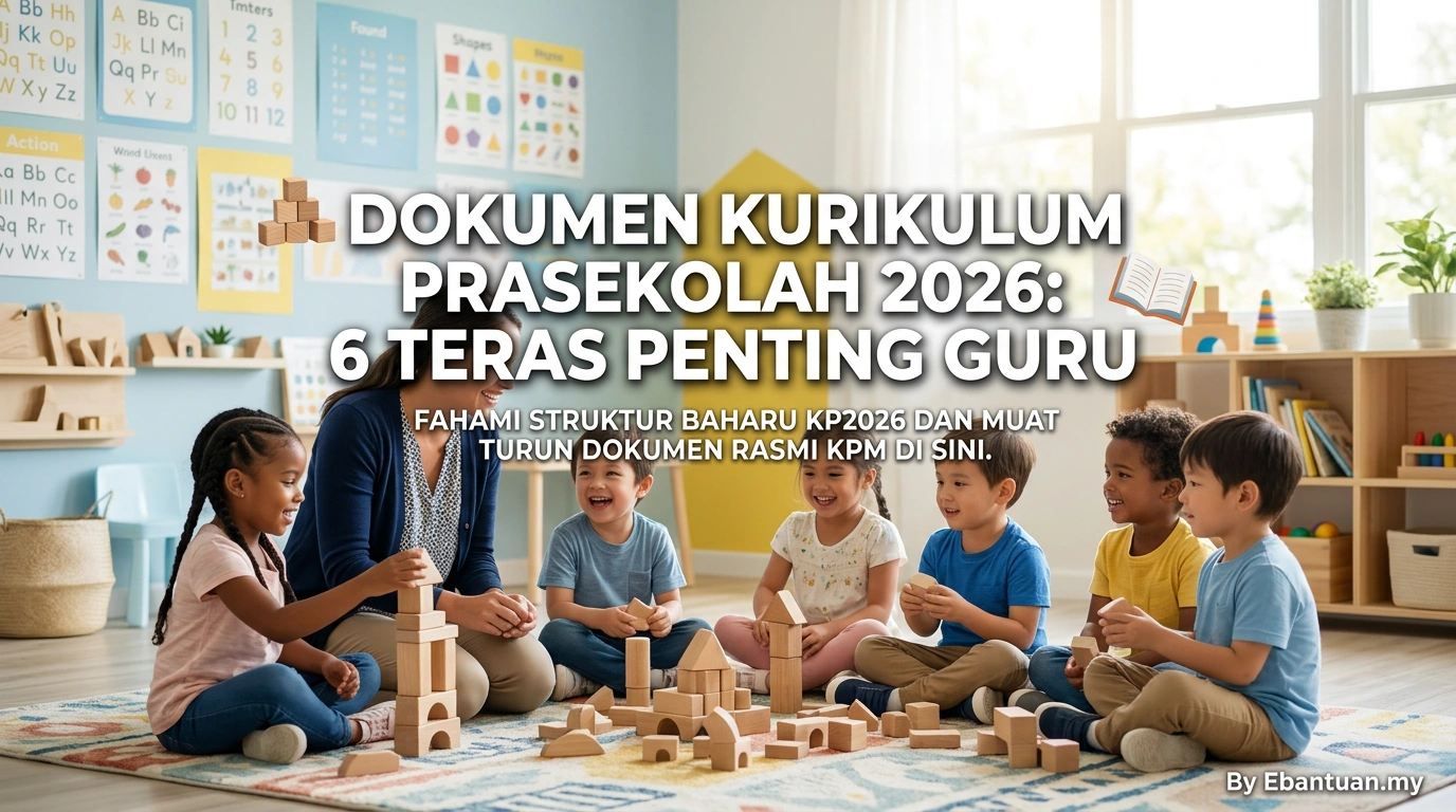 Dokumen Kurikulum Prasekolah 2026: 6 Teras Penting Guru