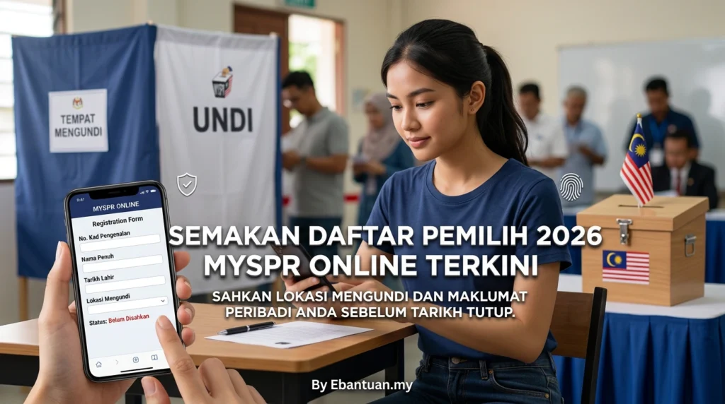Semakan Daftar Pemilih 2026 MySPR Online Terkini