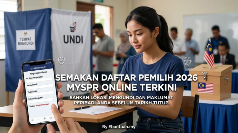 Semakan Daftar Pemilih 2026 MySPR Online Terkini