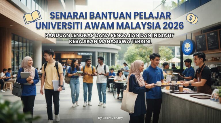 Senarai Bantuan Pelajar Univerisiti Awam Malaysia 2026