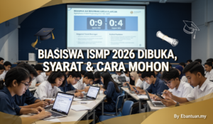 Biasiswa ISMP 2026 Dibuka, Syarat & Cara Mohon