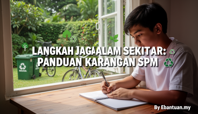 Langkah Jaga Alam Sekitar: Panduan Karangan SPM