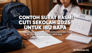Contoh Surat Rasmi Cuti Sekolah 2026 Untuk Ibu Bapa