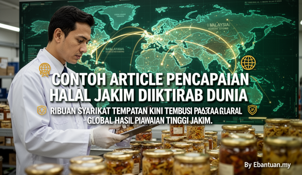 Contoh Article Pencapaian Halal JAKIM Diiktiraf Dunia