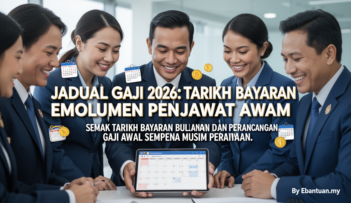 Jadual Gaji 2026: Tarikh Bayaran Emolumen Penjawat Awam 1 Jadual Gaji 2026: Tarikh Bayaran Emolumen Penjawat Awam