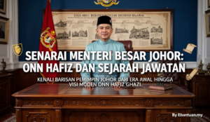 Senarai Menteri Besar Johor: Onn Hafiz Dan Sejarah Jawatan