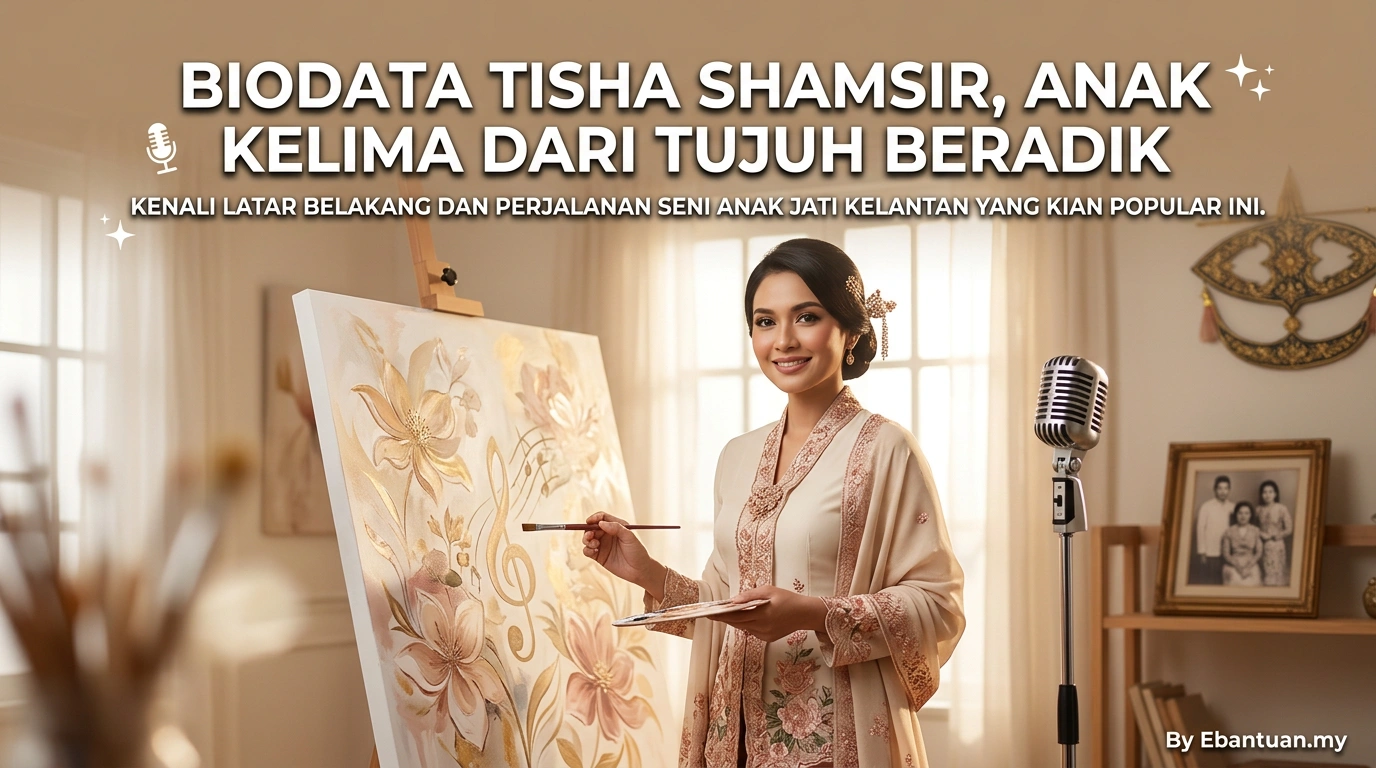 Biodata Tisha Shamsir, Anak Kelima Dari Tujuh Beradik 1 Biodata Tisha Shamsir, Anak Kelima Dari Tujuh Beradik