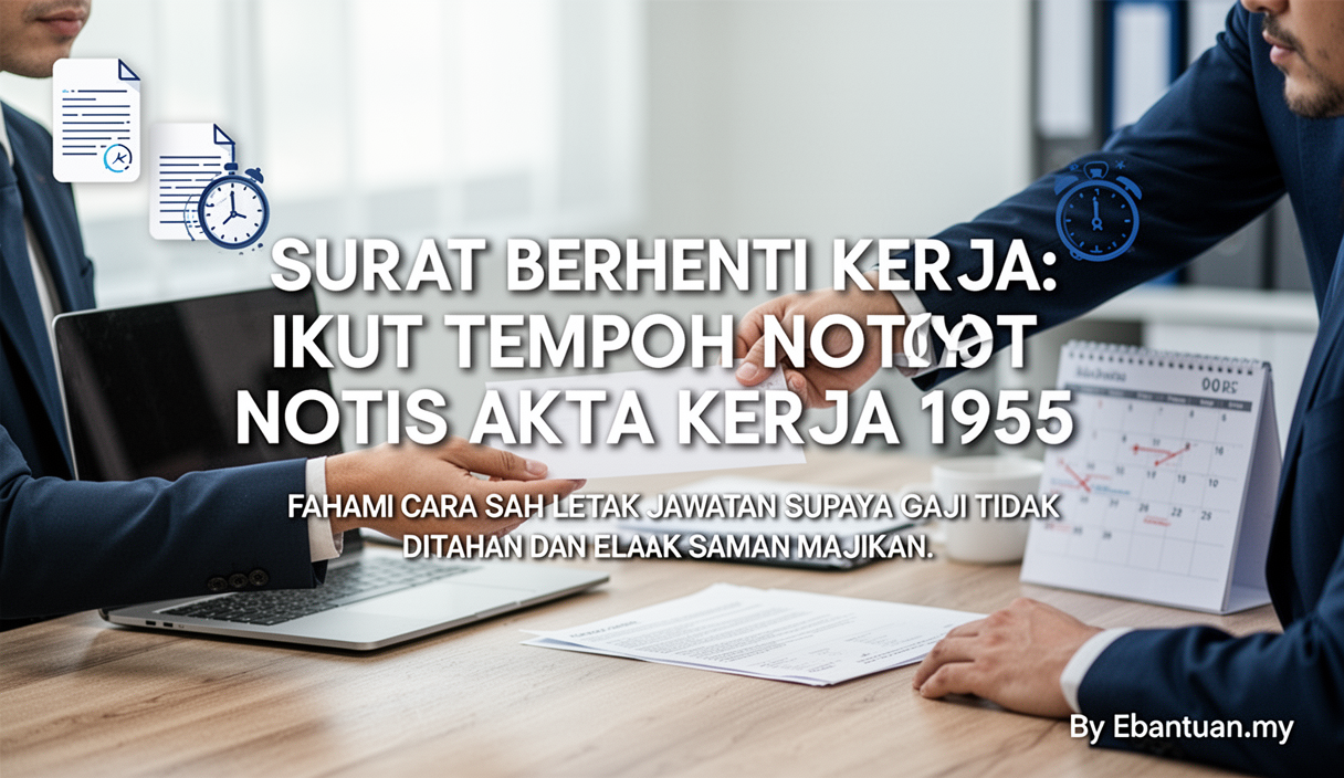 Surat Berhenti Kerja: Ikut Tempoh Notis Akta Kerja 1955 1 Surat Berhenti Kerja: Ikut Tempoh Notis Akta Kerja 1955