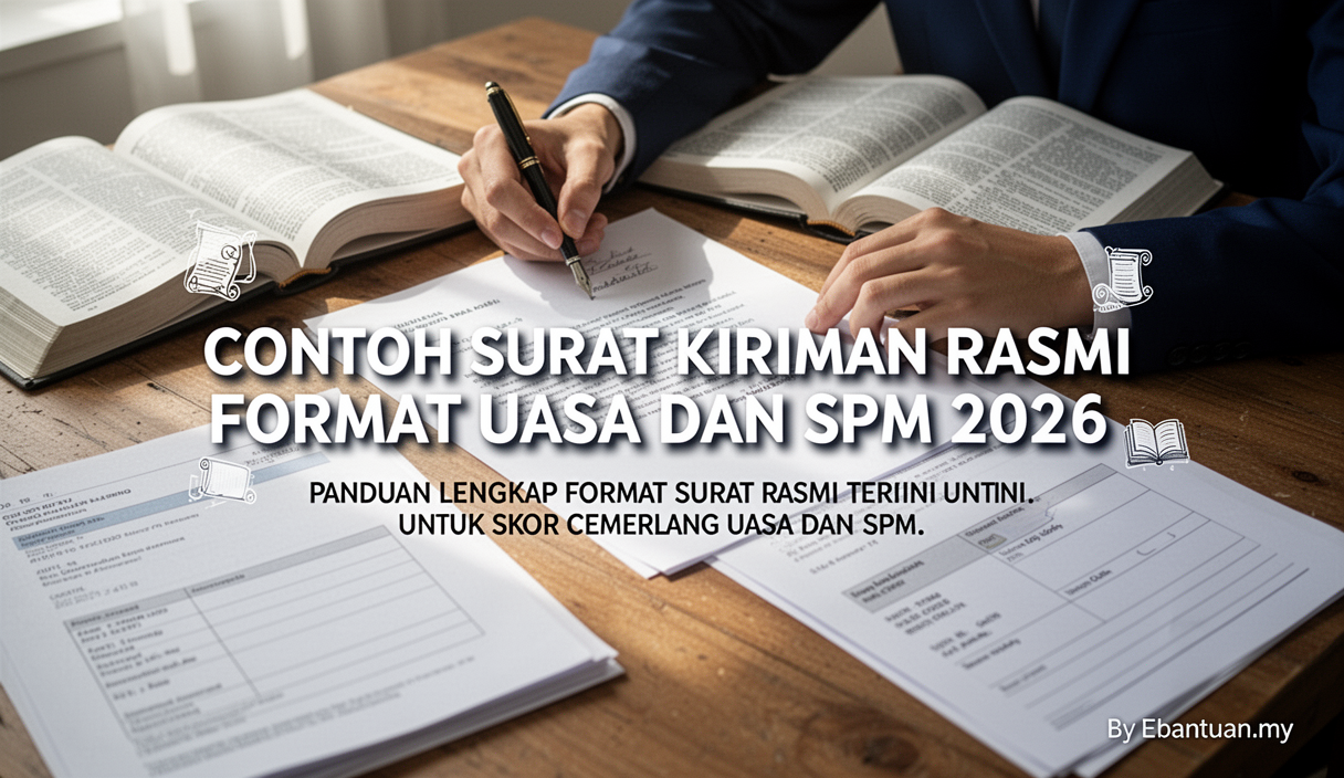 Contoh Surat Kiriman Rasmi Format UASA dan SPM 2026
