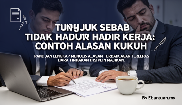 Surat Tunjuk Sebab Tidak Hadir Kerja: Contoh Alasan Kukuh
