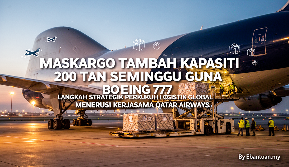 MASkargo Tambah Kapasiti 200 Tan Seminggu Guna Boeing 777