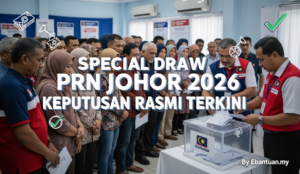 Special Draw PRN Johor 2026 Keputusan Rasmi Terkini