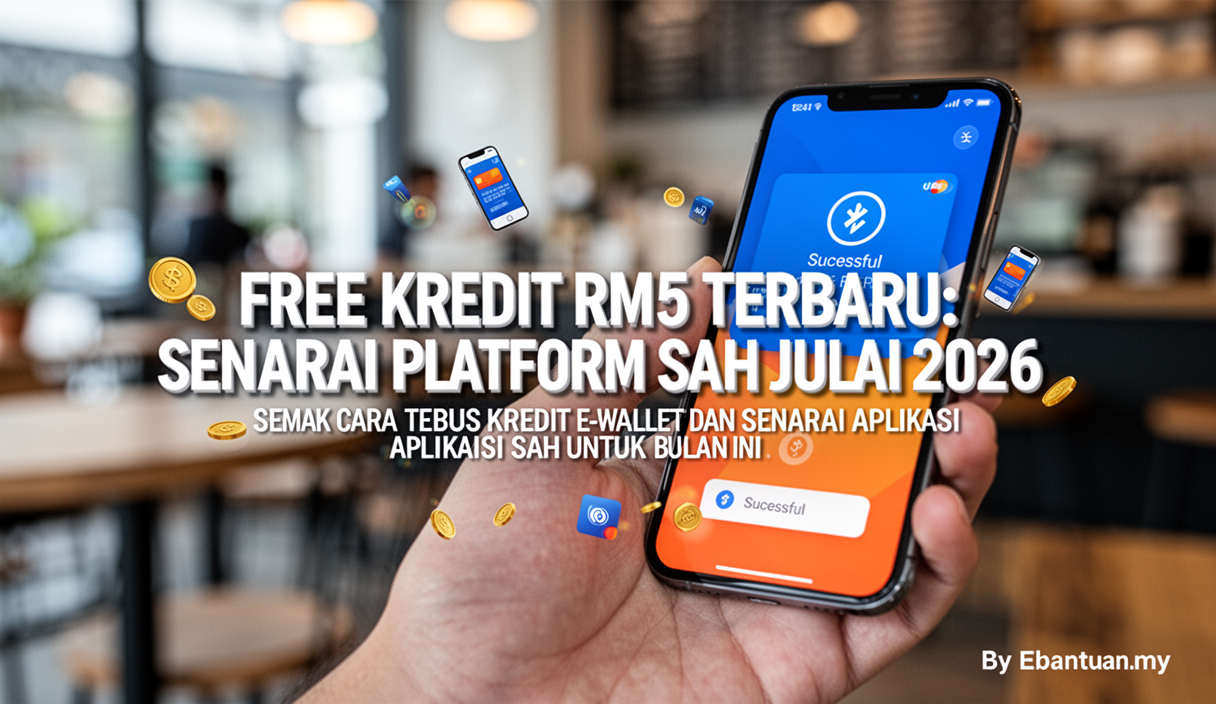 Free Kredit RM5 Terbaru: Senarai Platform Sah Julai 2026