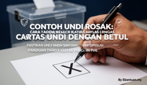 Contoh Undi Rosak: Cara Tanda Kertas Undi Dengan Betul