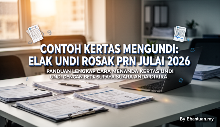 Contoh Kertas Mengundi: Elak Undi Rosak PRN Julai 2026