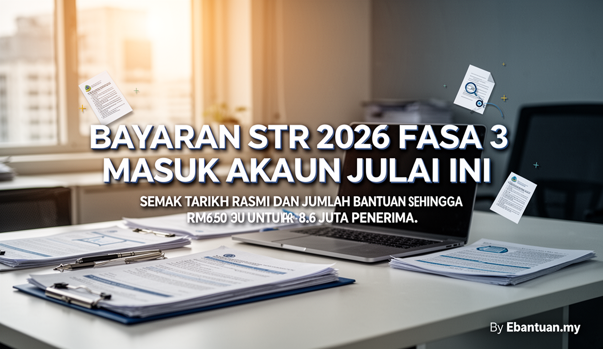 Bayaran STR 2026 Fasa 3 Masuk Akaun Julai Ini 1 Bayaran STR 2026 Fasa 3 Masuk Akaun Julai Ini