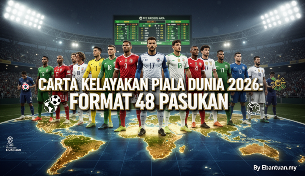Carta Kelayakan Piala Dunia 2026: Format 48 Pasukan